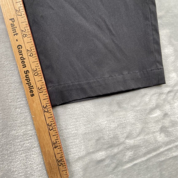 Bluffworks Pants men's 36x32 Performance Chino Tailored Black Casual Flat Front - Picture 10 of 14